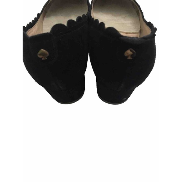 Kate Spade Black Kid Suede Pump/ Shoes Size 6M Black Color - Picture 7 of 13
